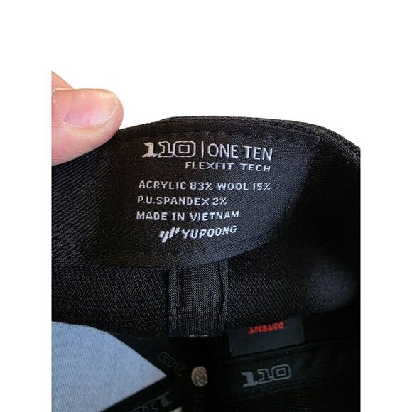 Rsd Flexfit 110 One Ten OSFM Black Bolt Hat Acrylic/Wool Blend Adjustable - Picture 6 of 13